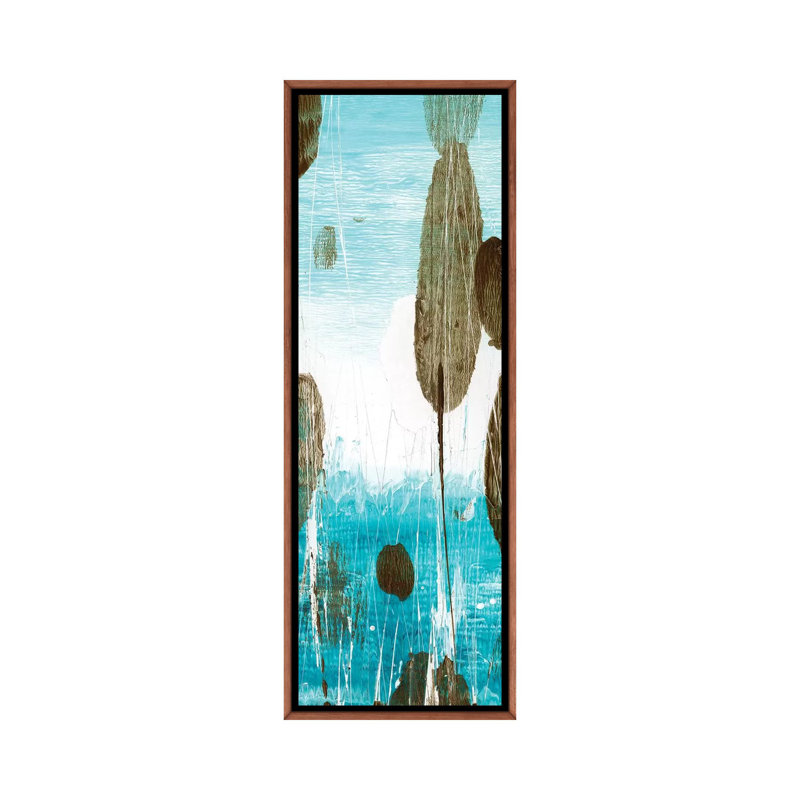 "Cattails I" par Ethan Harper-Panoramic, reproduction d’art sur toile, H 48 po x l 16 po x P 1,5 po