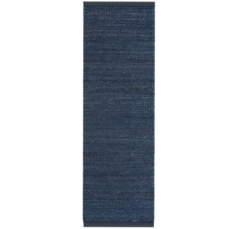 Tapis en jute tissé à la main en fibre naturelle, Tapis de couloir 2 pi 3 po x 18 pi