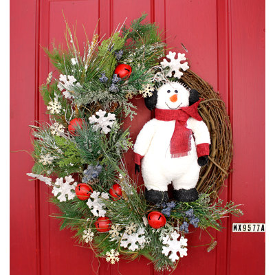 Faux Mixed Assortment Silk 24'' Wreath