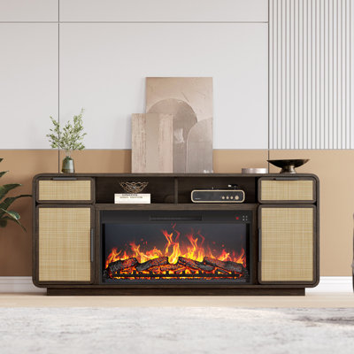 Clasine TV Stand Fireplace for TVs up to 75" Fireplace