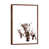 Classic Brown Wood Framed