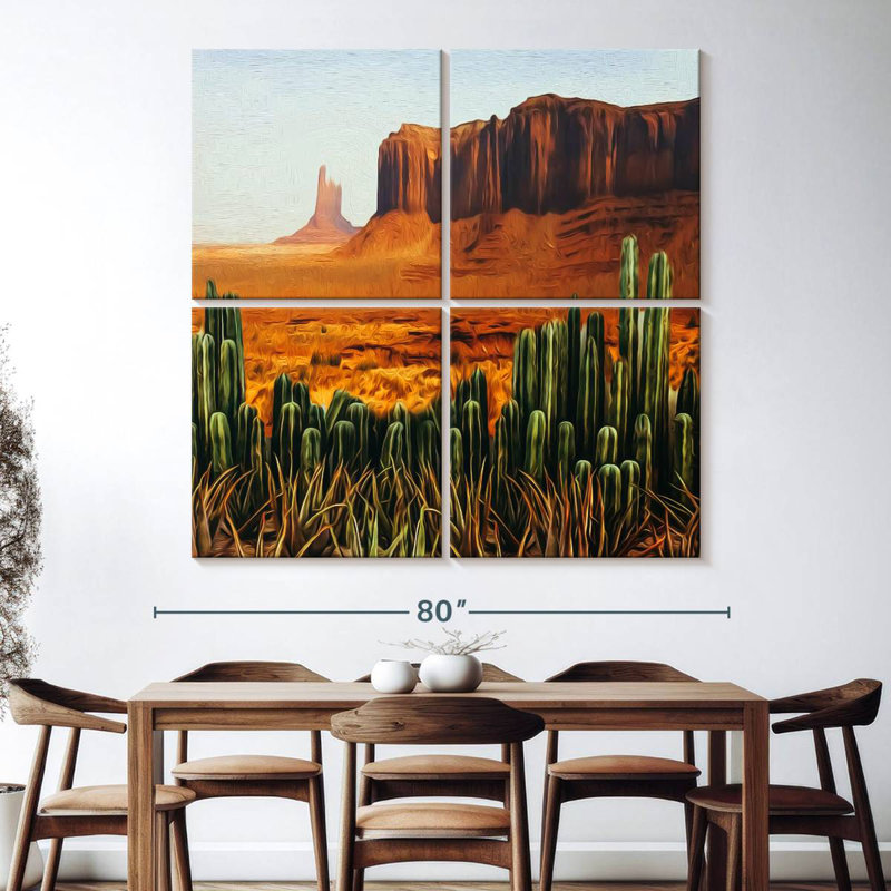 Alvord Arizona Desert, 74" H x 74" W
