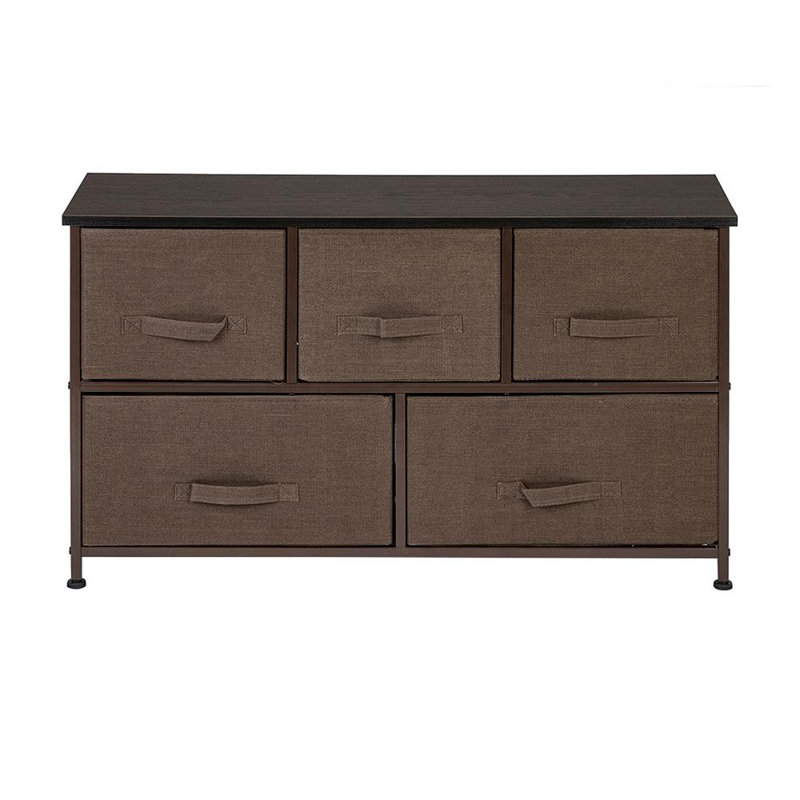Commode double 5 tiroirs Emiko