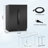 24-Inch 180-Can French Door Beverage Refrigerator, Built-In or Freestanding Beer & Drink Cooler, Black and Silver Stainless Steel Options, Dual Handle Design-118228648