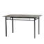 Ensemble de table de salle à manger 7 pièces, table de cuisine rectangulaire en bois rétro et 6 chaises à haut dossier -2095995373-2095995368-2095995375