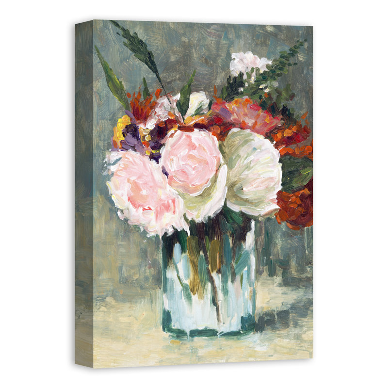 «Vase with Flowers», reproduction sur toile tendue, H 24 po x l 16 po x P 1,25 po, Toile tendue