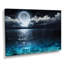 Pleine lune romantique au-dessus de la mer - impression-353891463-378993231