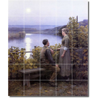 Carrelage mural décoratif en céramique 30 po x 36 po 6 po x 6 po