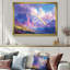 Arc-en-ciel dans les montagnes I - art mural arc-en-ciel-280967531-280967532