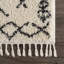Tapis beige / noir à poils longs Adeen-137189123