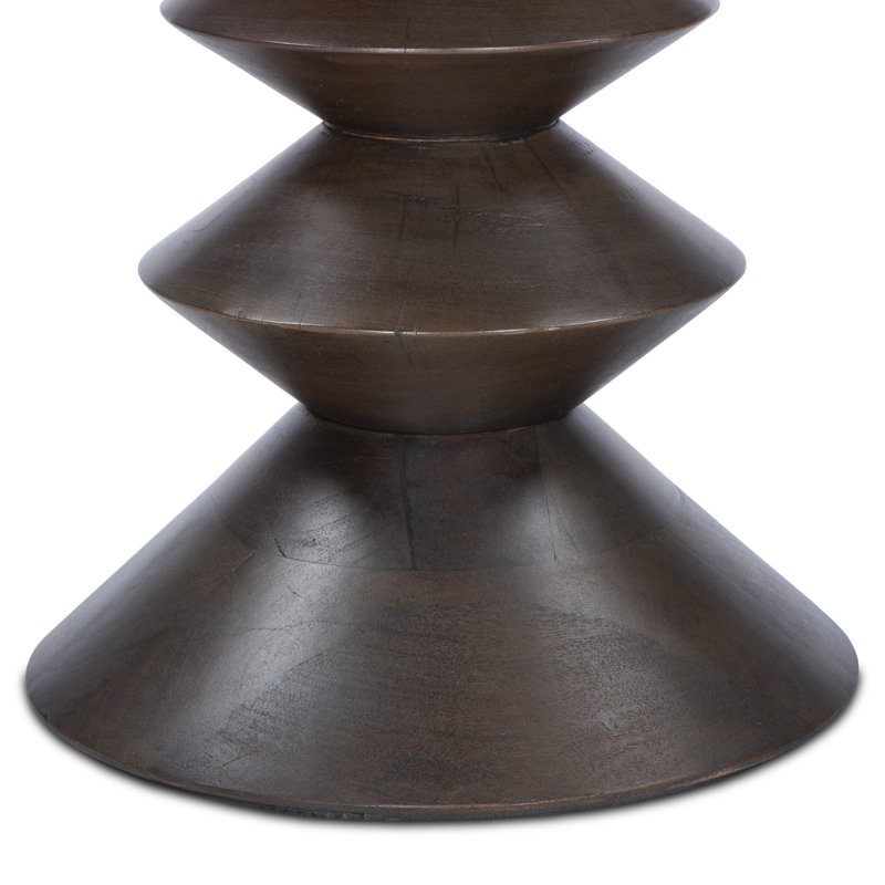 Stacked End Table-Reclaimed Russet