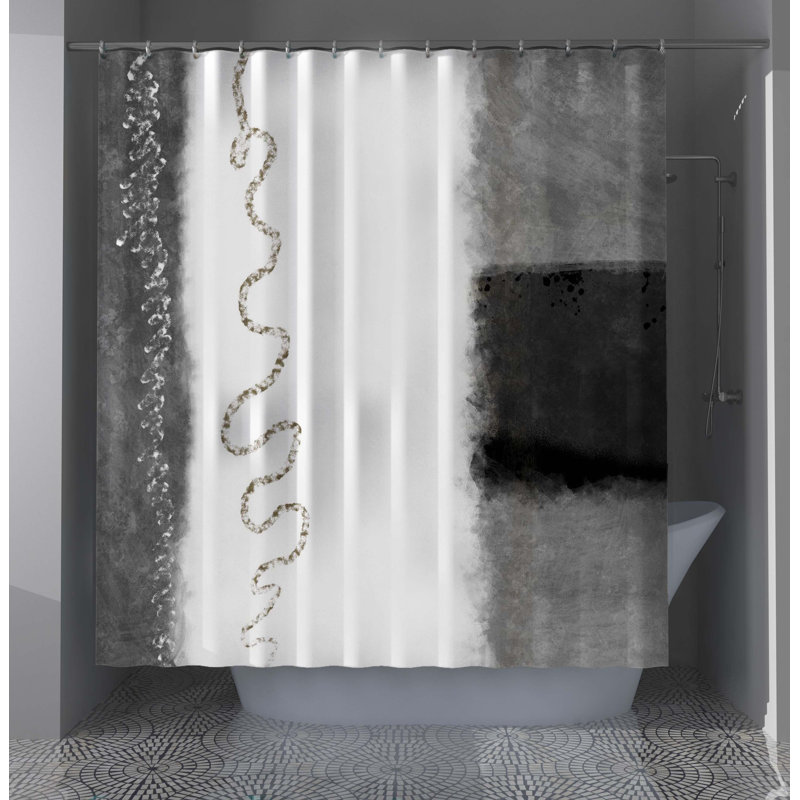 Abstract Shower Curtain
