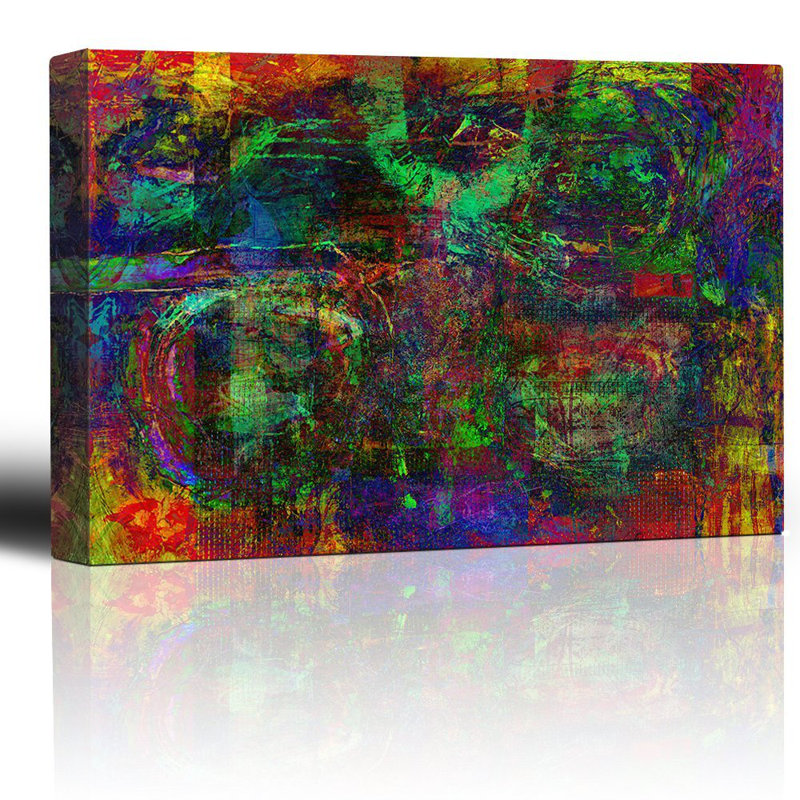 Tourbillon coloré et peinture rayée, fond texturé, estampe numérique abstraite, art de maison rustique