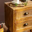Table de chevet avec 2 tiroirs de rangement faciles à installer