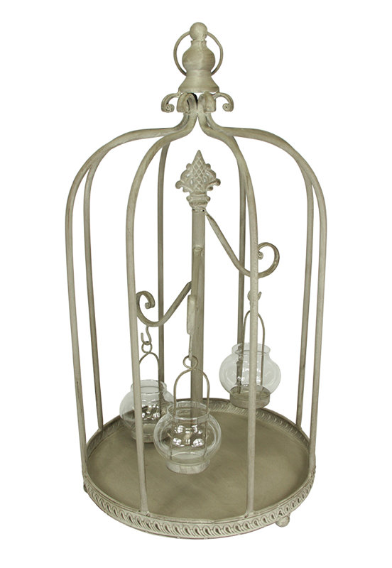 Porte-bougie 26 po Vintage Rose