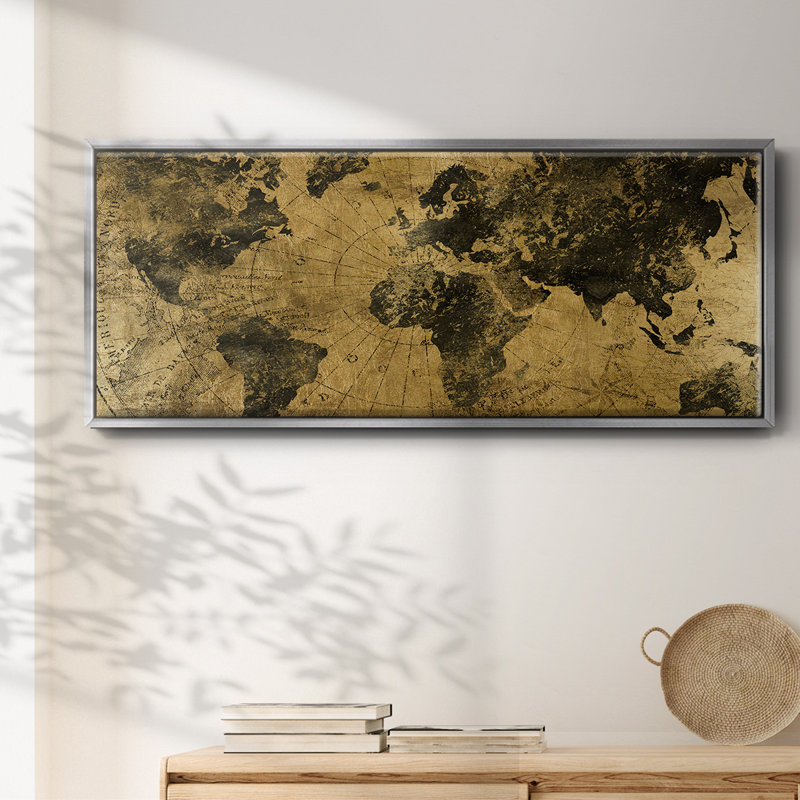 Golden Atlas - toile encadrée, H 8 po x l 20 po