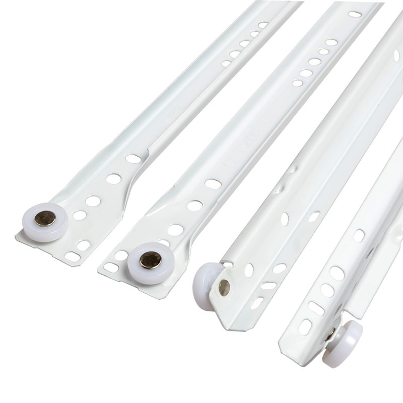 Bottom Mount Drawer Slide, 1.3" H x 10" W x 1" D