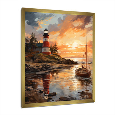 Phares de Siipola par la falaise I - reproduction sur toile