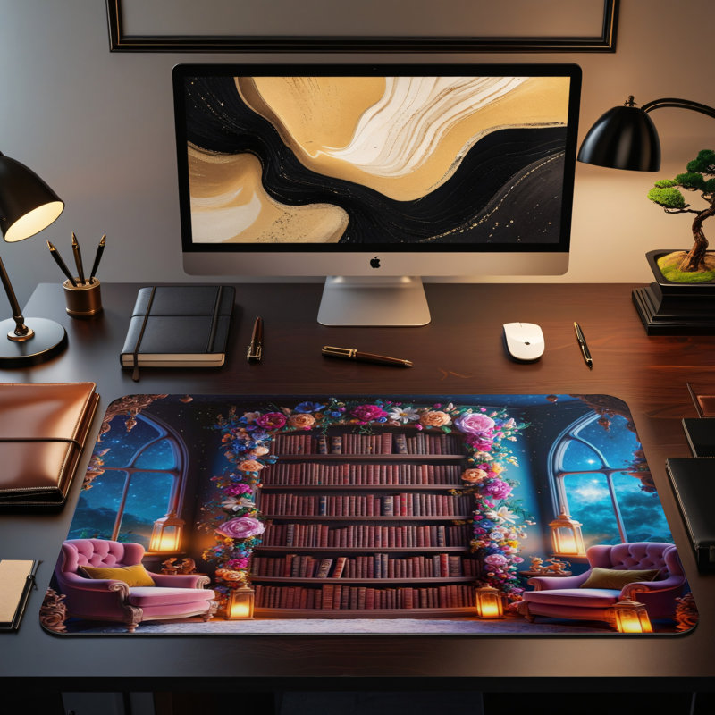 Polyester Desk Pad, 23.6x13.8