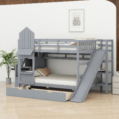 Lit superposé de style château