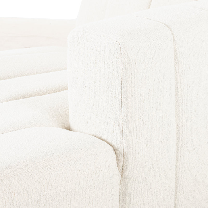 Channeled Laf Chaise Piece, Right Hand Facing, Fayette Cloud