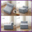 Fauteuil d'appoint / repose-pieds Velvet Cube-1825008223