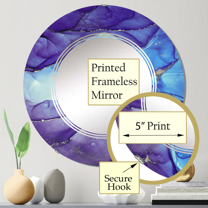 Miroir de salle de bain sans cadre, 24 po x 24 po