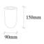 Lampe de table brune 5,91 "Philo