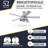 Idina 52'' Ceiling Fan with LED Lights-925279721