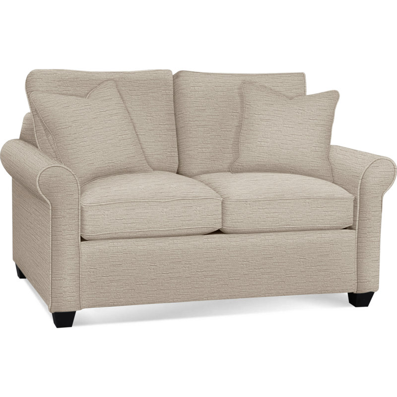 Park Lane Upholstered 73'' Sofa, Black, Eggshell Crypton Performance; 0884-93, Innerspring Mattress