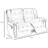Gentian 63'' Faux Leather Reclining Loveseat-29674225