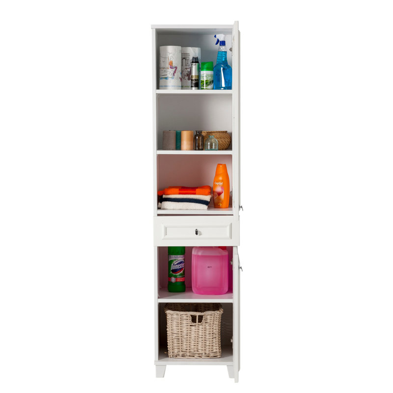 Armoire à linge Chouteau l 16,93 po x H 69,69 po x P 15,16 po
