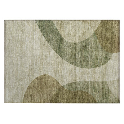Fargo Washable Abstract Indoor / Outdoor Rug