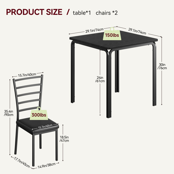 Dimensions du produit