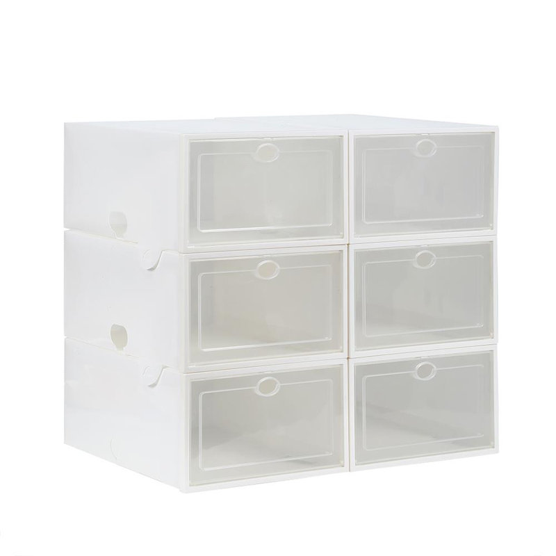 Boîte de rangement en plastique pour chaussures