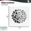 Plaque murale de la collection Feathers & Rocks, design par Beth Adoette
