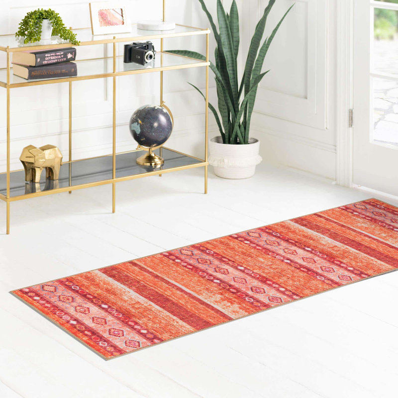 Audreyann Chenille Geometric Indoor Rug, Runner 2' x 6'