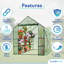 Serre de luxe avec 2 tablettes et 12 tablettes Plexalife