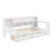 Wooden L-Shape Daybed With Storage Cabinets And Storage Drawers,Multi-Functional Bed With Study Desk-631319283-631319282