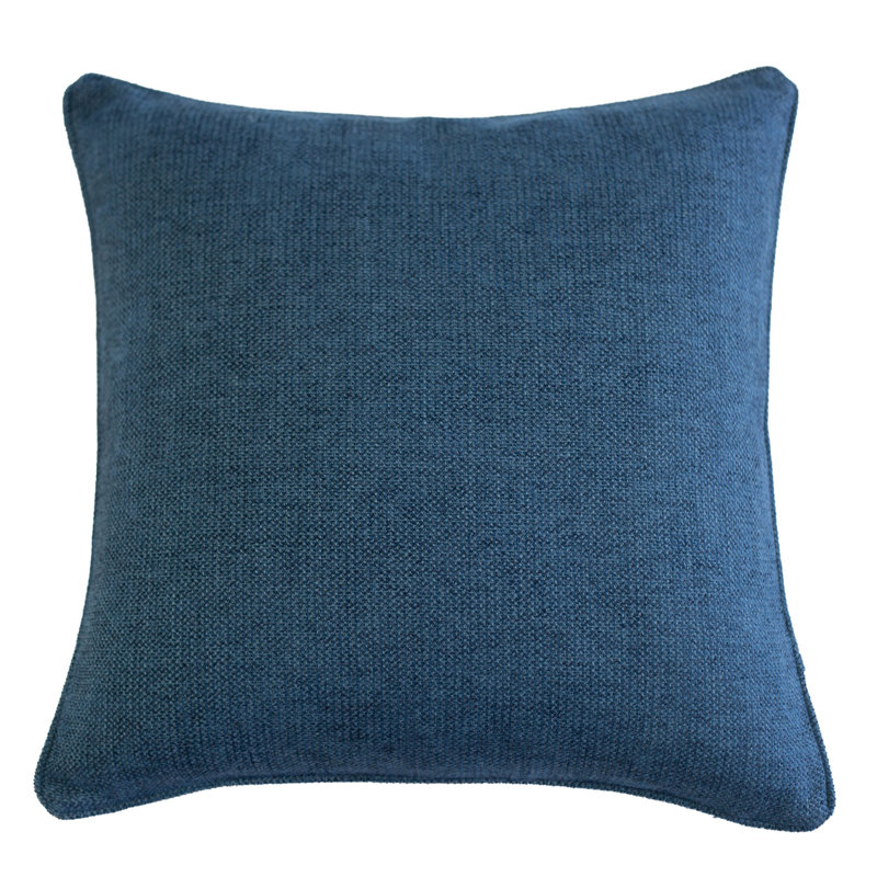 Reversible Throw Pillow, Dark Blue
