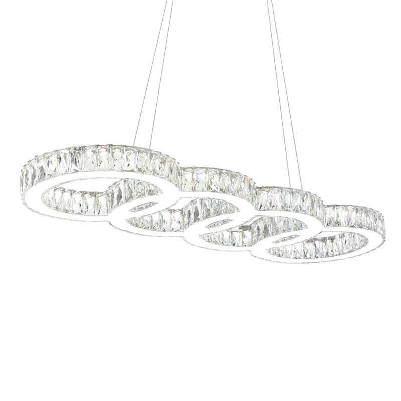 Maxon 1 - Light Chrome LED Unique/Statement Pendant