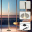Lampe sur pied DEL 51 po Hadis Noverty-1642866112
