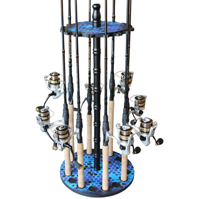 16 Round Rod Rack - Wood Post