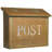Classic Brass Wall Mounted Mailbox-32255939-32255942