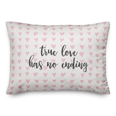 True Love Has No Ending Throw Pillow -  Designs Direct Creative Group, 5450-ED2