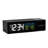 Modern & Contemporary Digital Battery/plugged-in Tabletop Clock with Alarm in Black