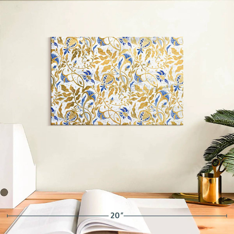 Kerner Frilly Flower Vines, 8" H x 12" W