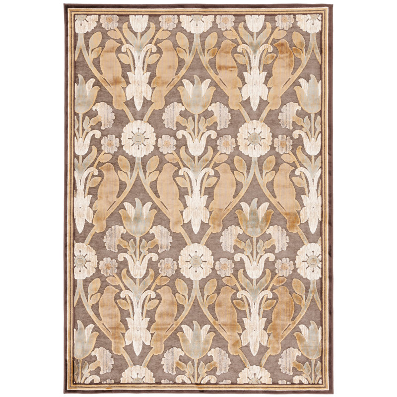 Saint-Michel Performance Floral Rug, Rectangle 5'3" x 7'6"