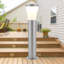 Boguslawa Brushed Stainless Steel Integrated LED Metal Bollard Light