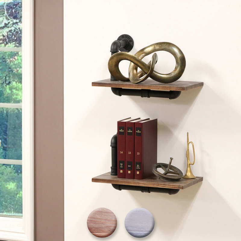 Paire de tablettes flottantes